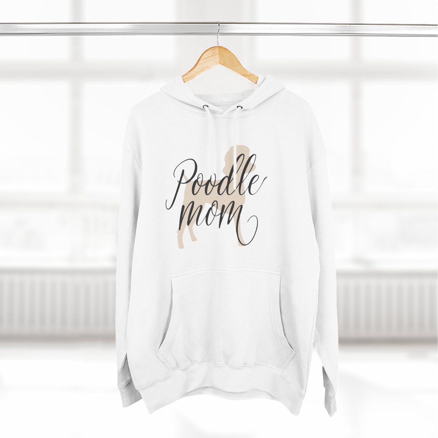 Poodle Mom Cozy Fleece Hoodie