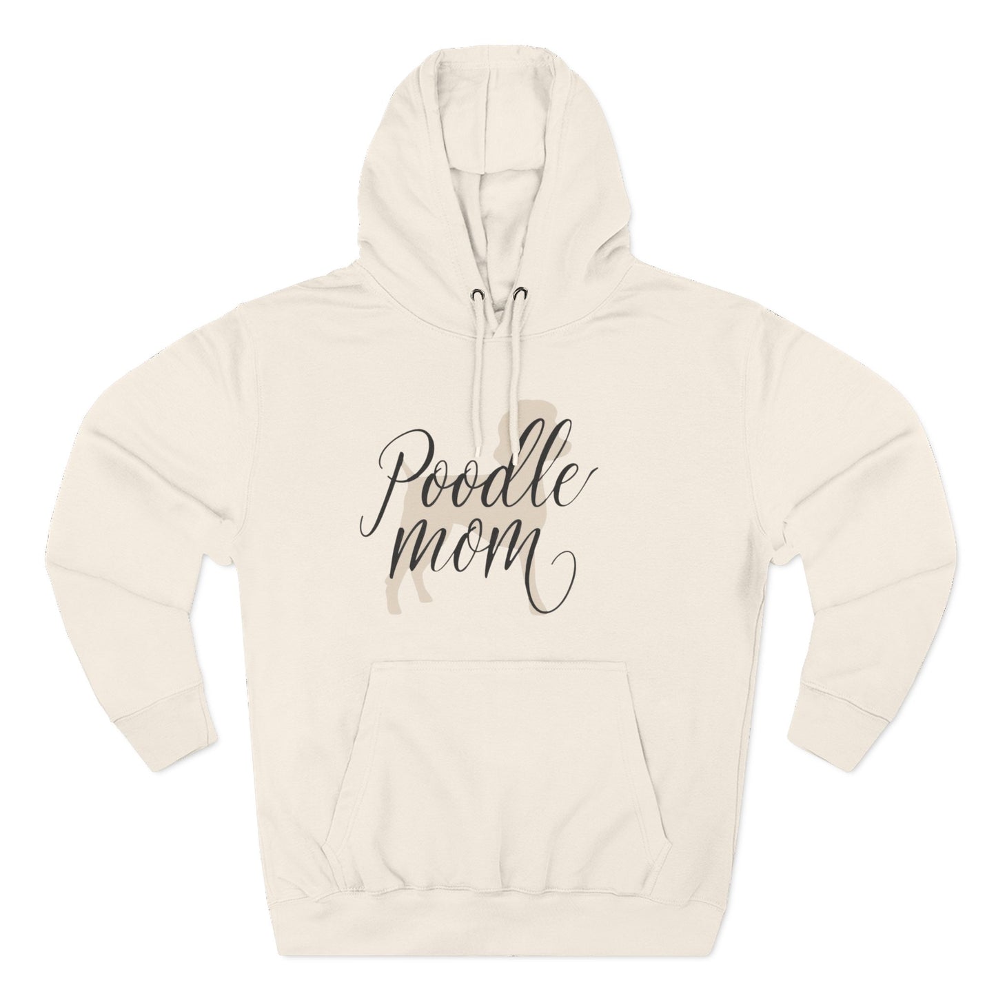 Poodle Mom Cozy Fleece Hoodie