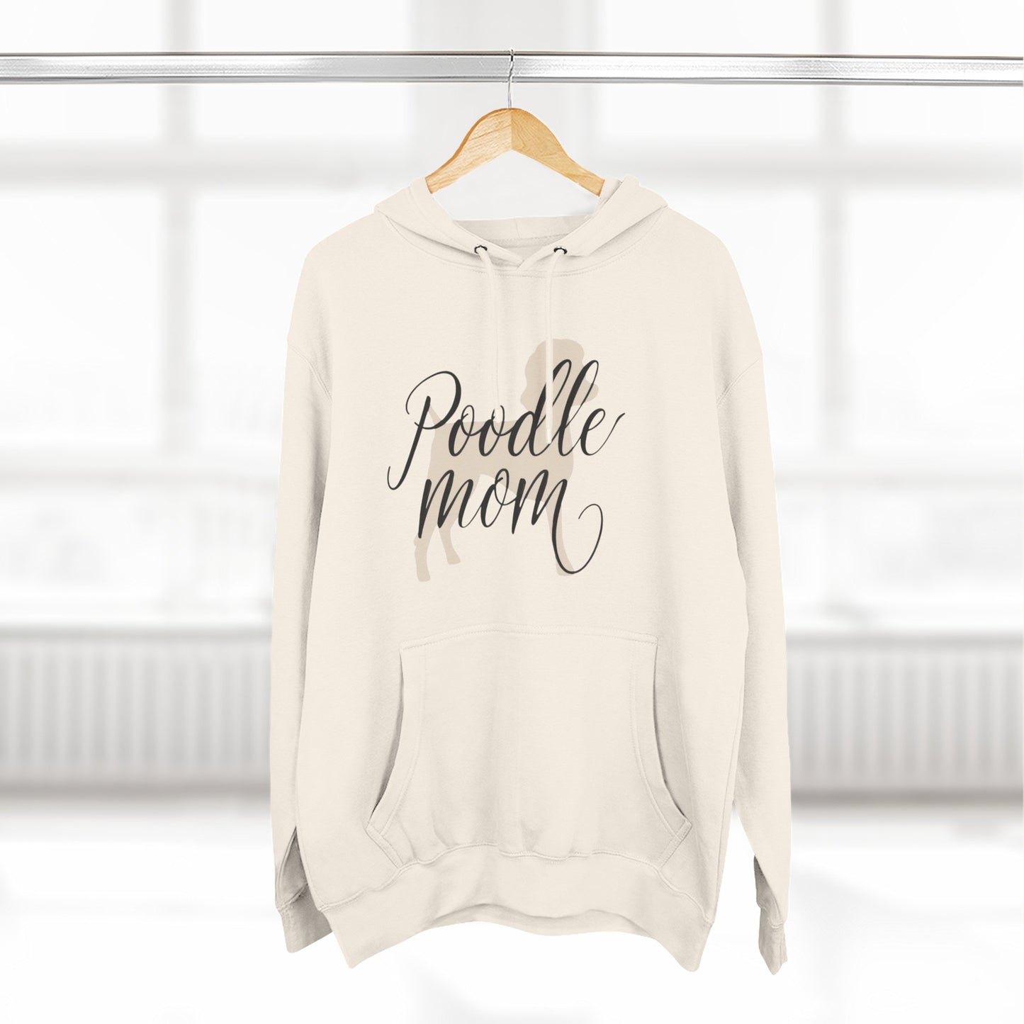 Poodle Mom Cozy Fleece Hoodie
