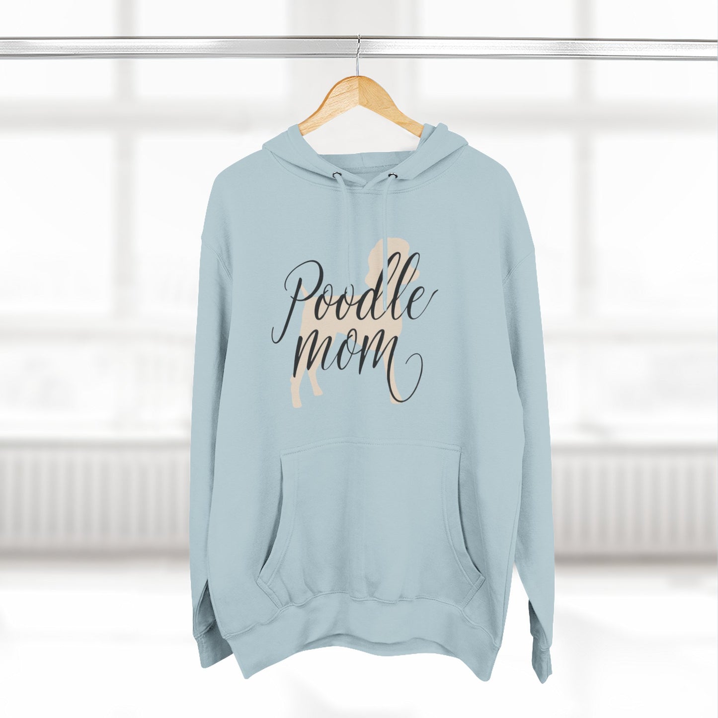 Poodle Mom Cozy Fleece Hoodie