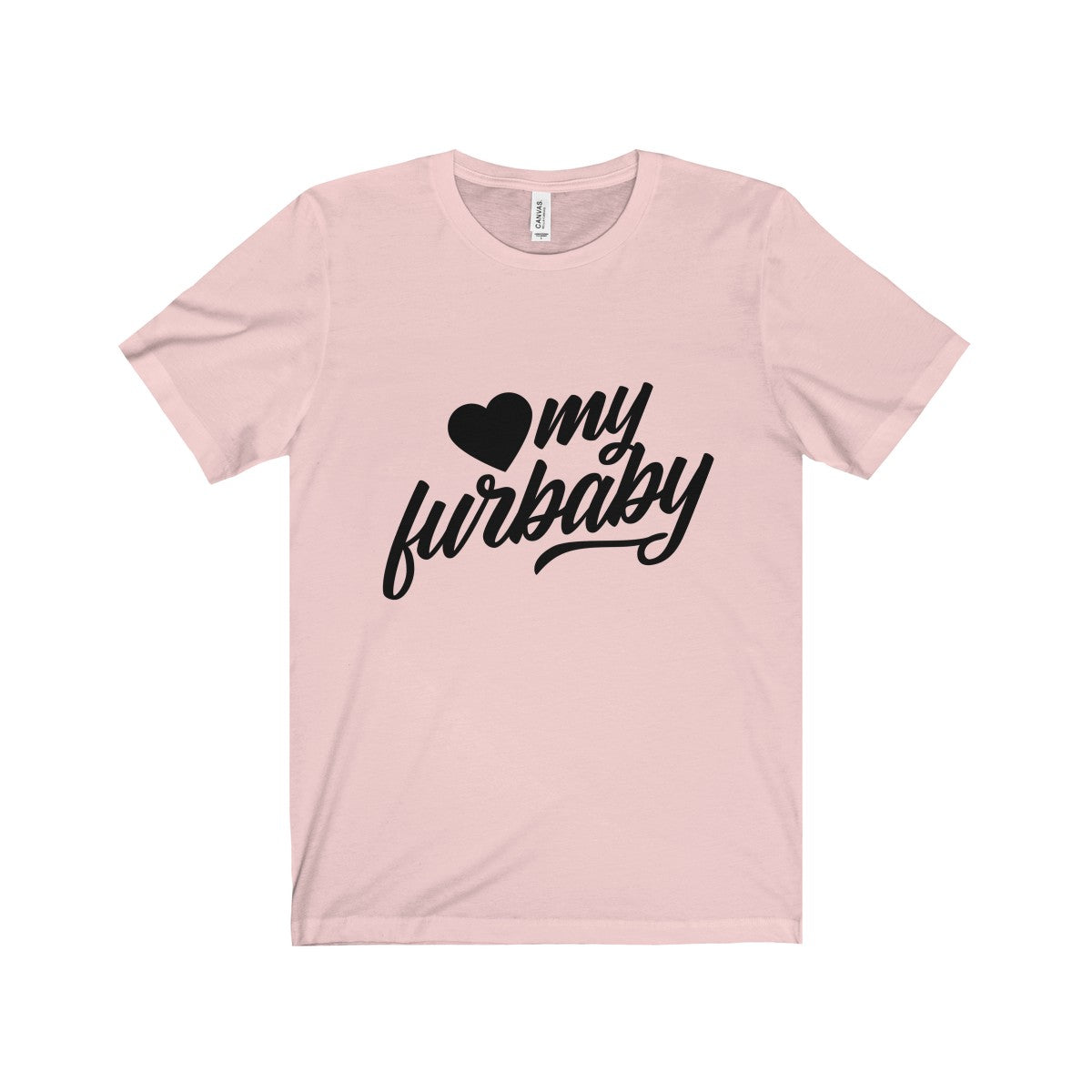 Love my Furbaby Jersey Short Sleeve Tee for Pet Lovers - Happy Tails