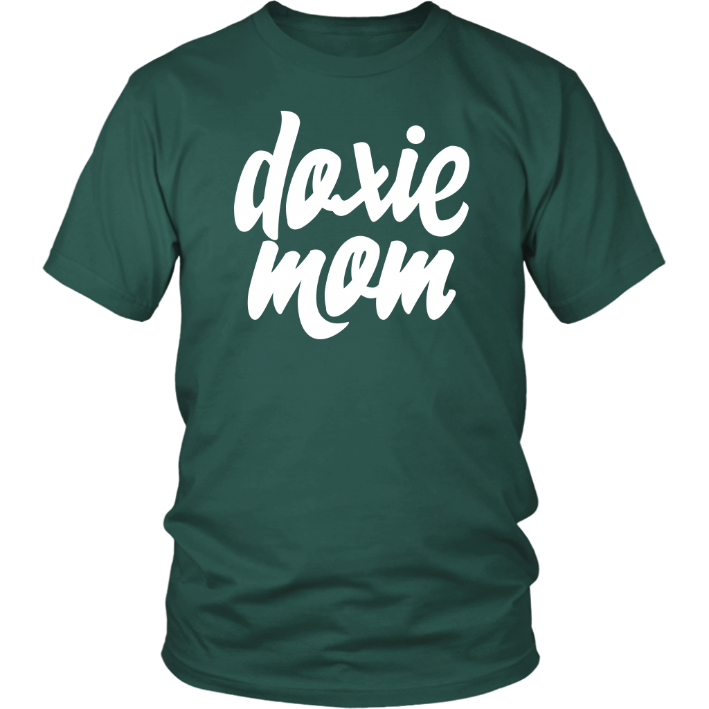 Doxie Mom Cotton T-Shirt for Dachshund Lovers - Happy Tails
