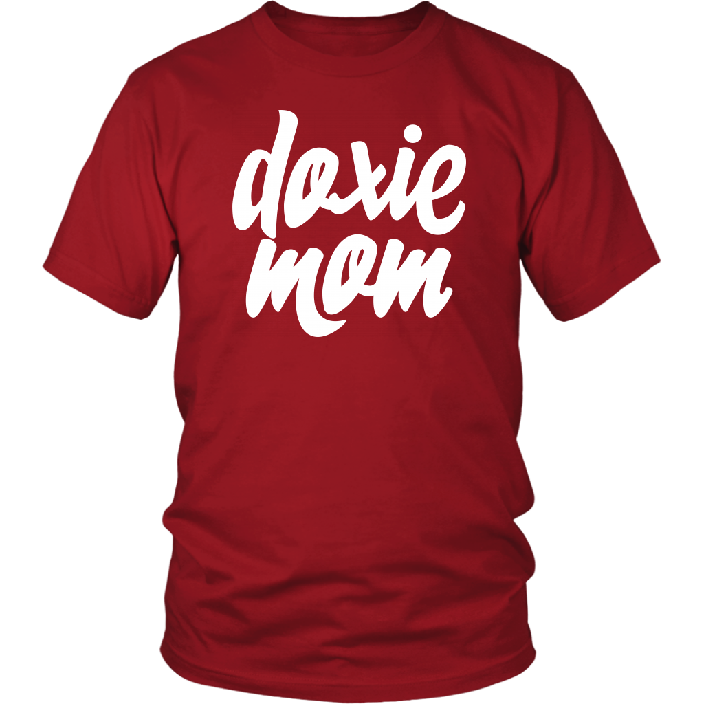 Doxie Mom Cotton T-Shirt for Dachshund Lovers - Happy Tails
