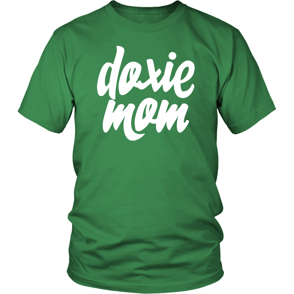 Doxie Mom Cotton T-Shirt for Dachshund Lovers - Happy Tails