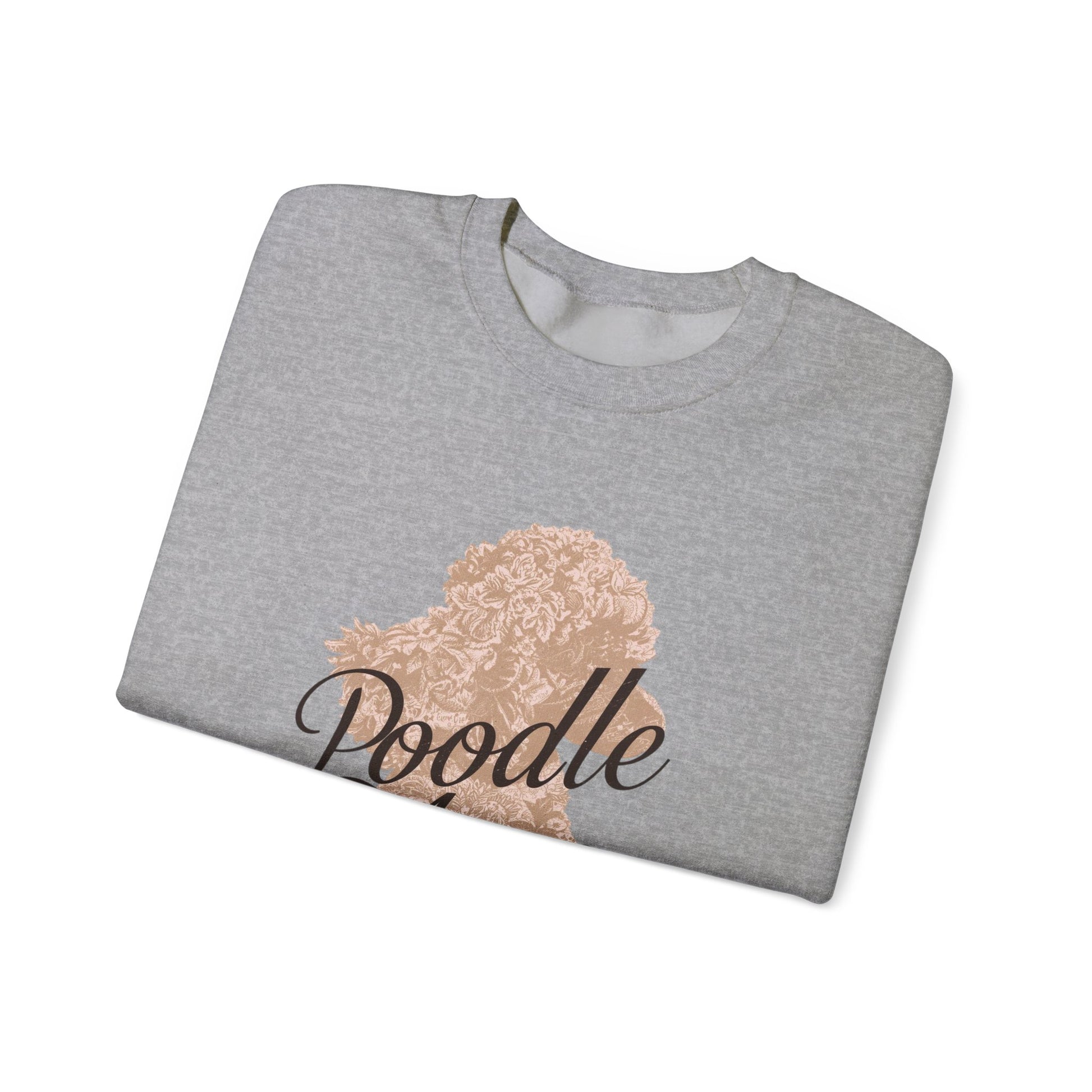 Poodle Mom Sweatshirt - Cozy Dog Lover Crewneck, Gift for Pet Owners, Birthday Present, Animal Themed Apparel, Mother's Day - Happy Tails