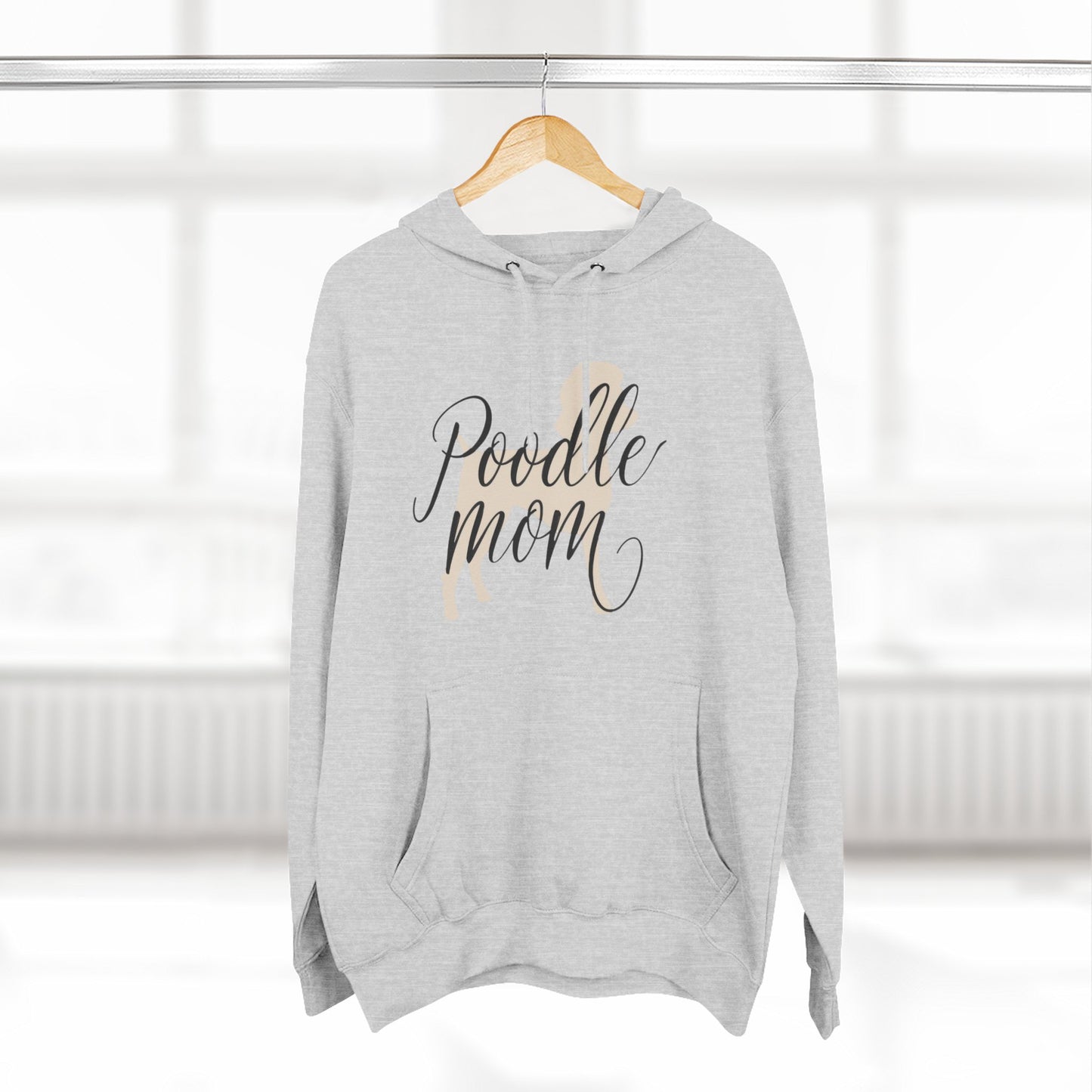 Poodle Mom Cozy Fleece Hoodie