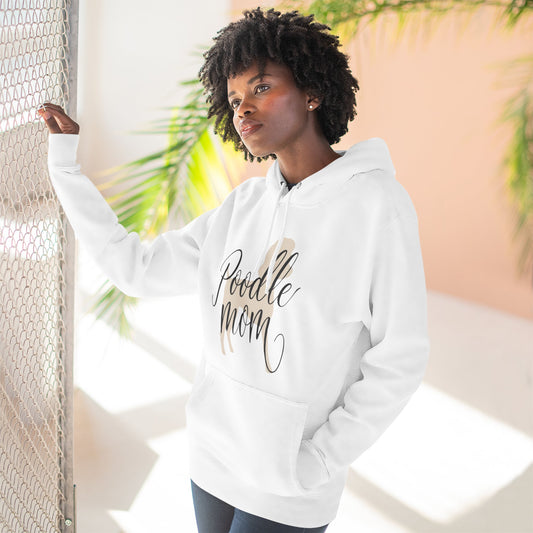 Poodle Mom Cozy Fleece Hoodie