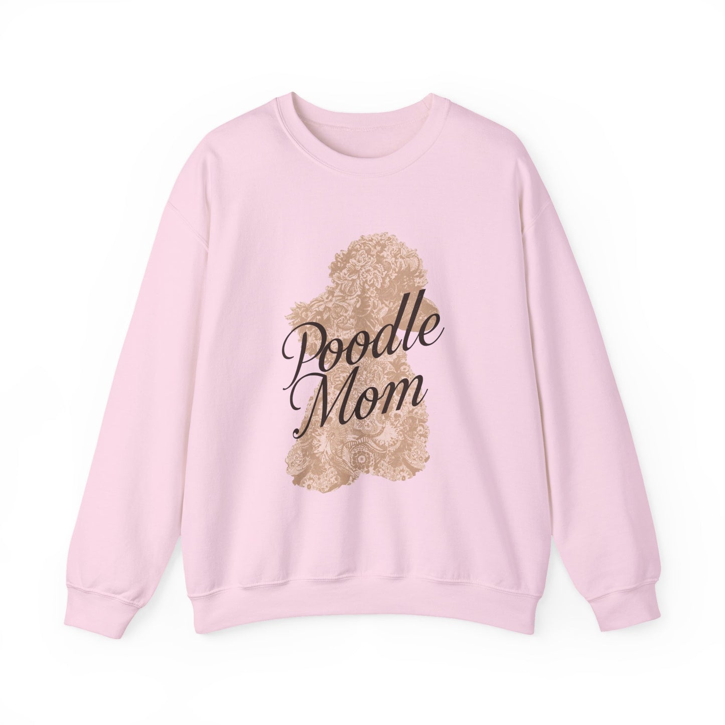Poodle Mom Sweatshirt - Cozy Dog Lover Crewneck, Gift for Pet Owners, Birthday Present, Animal Themed Apparel, Mother's Day - Happy Tails