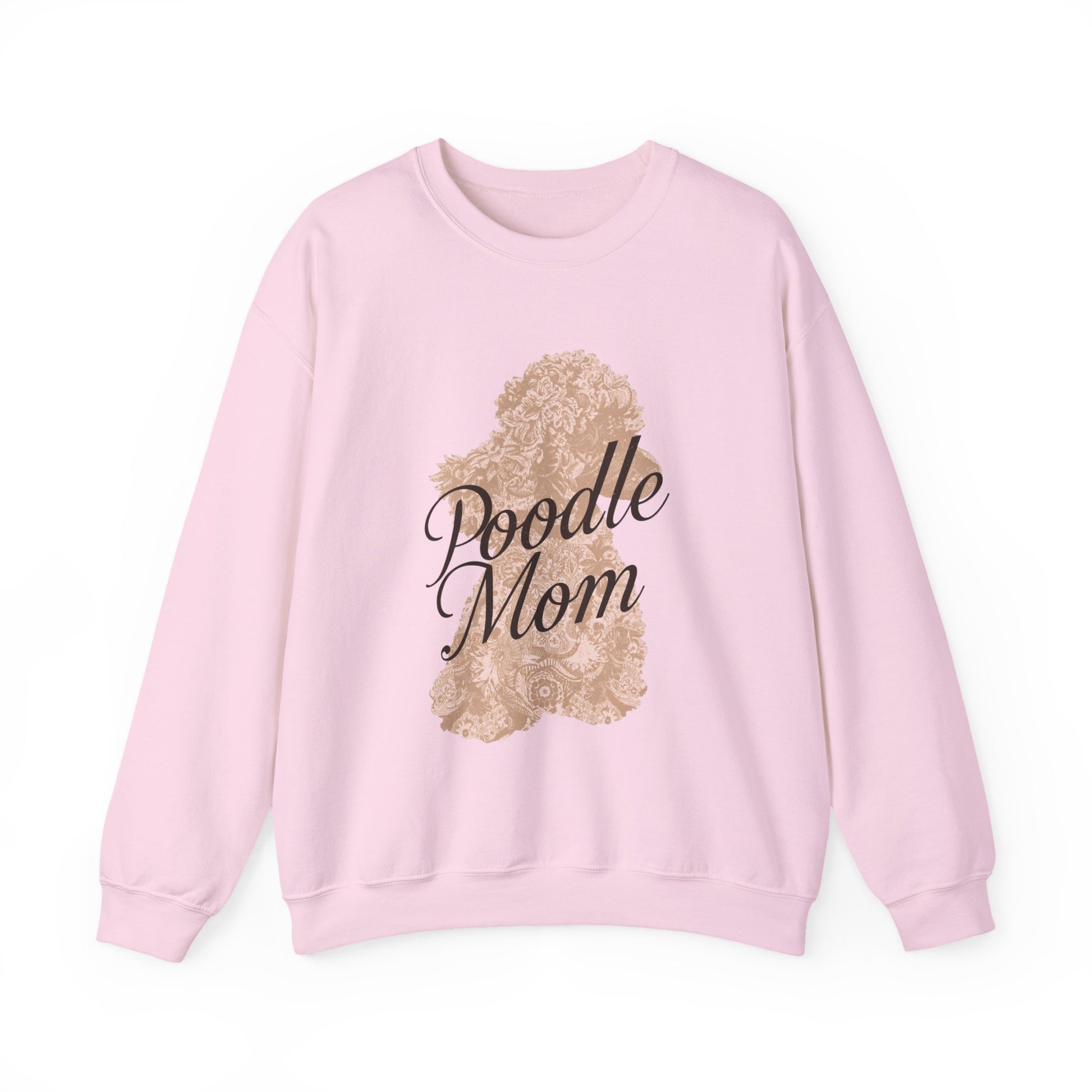 Poodle Mom Sweatshirt - Cozy Dog Lover Crewneck, Gift for Pet Owners, Birthday Present, Animal Themed Apparel, Mother's Day - Happy Tails