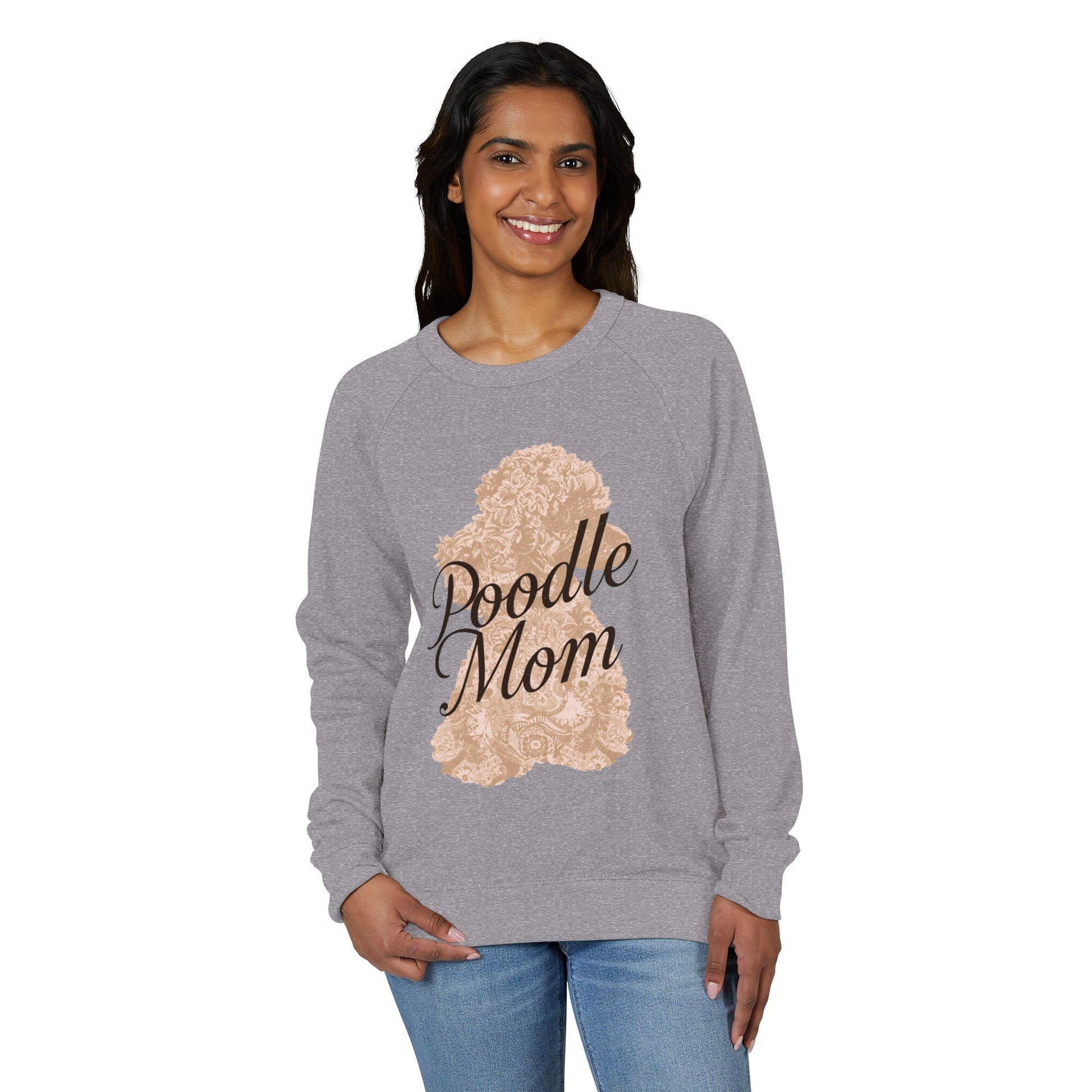Poodle Mom Cozy Crewneck Sweatshirt - Happy Tails