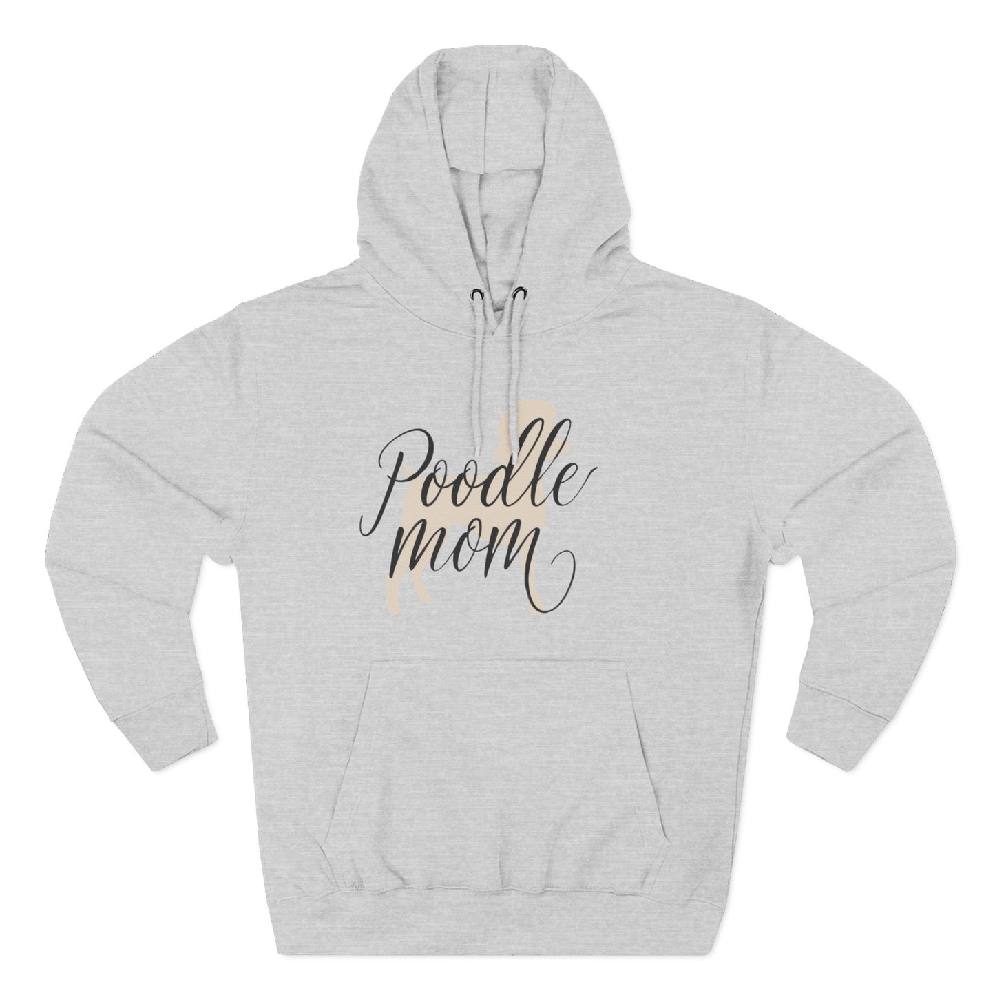 Poodle Mom Cozy Fleece Hoodie