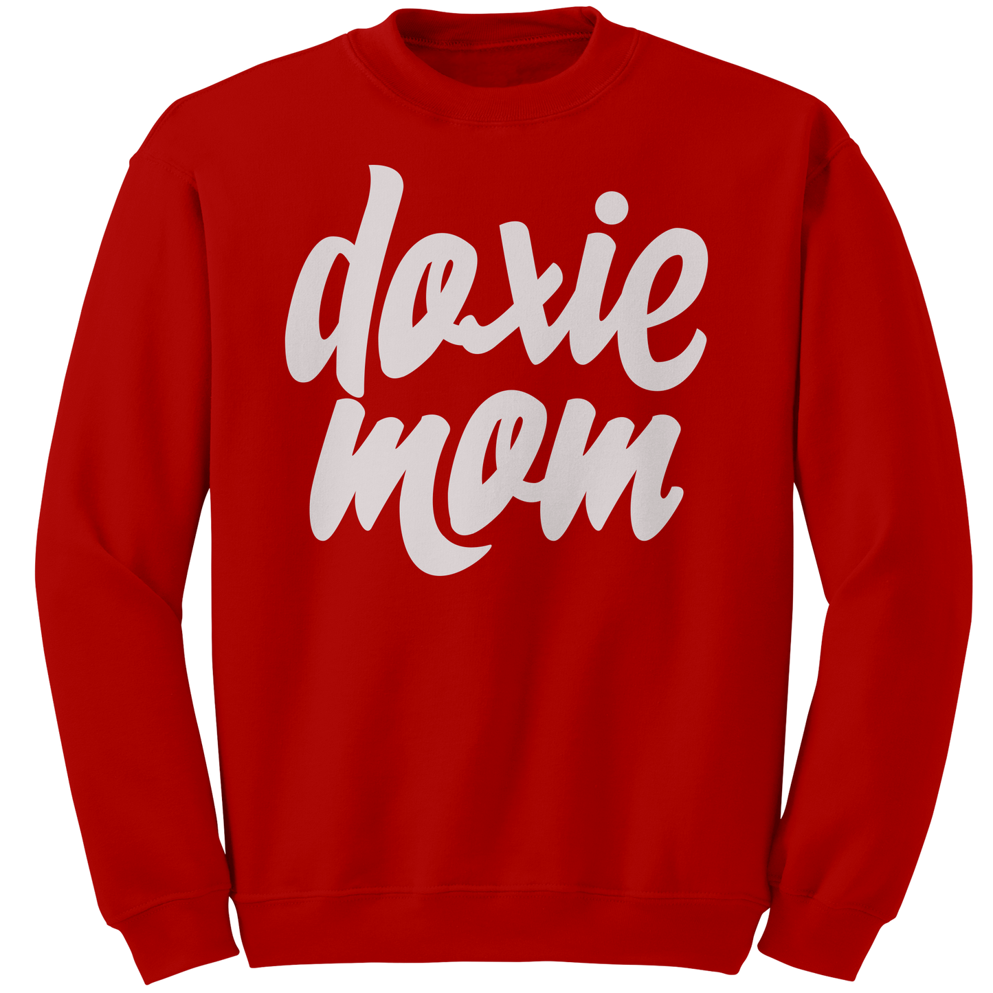 Doxie_Mom_Crewneck_Sweatshirt_Red_Mockup.png