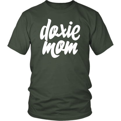 Doxie Mom Cotton T-Shirt for Dachshund Lovers - Happy Tails