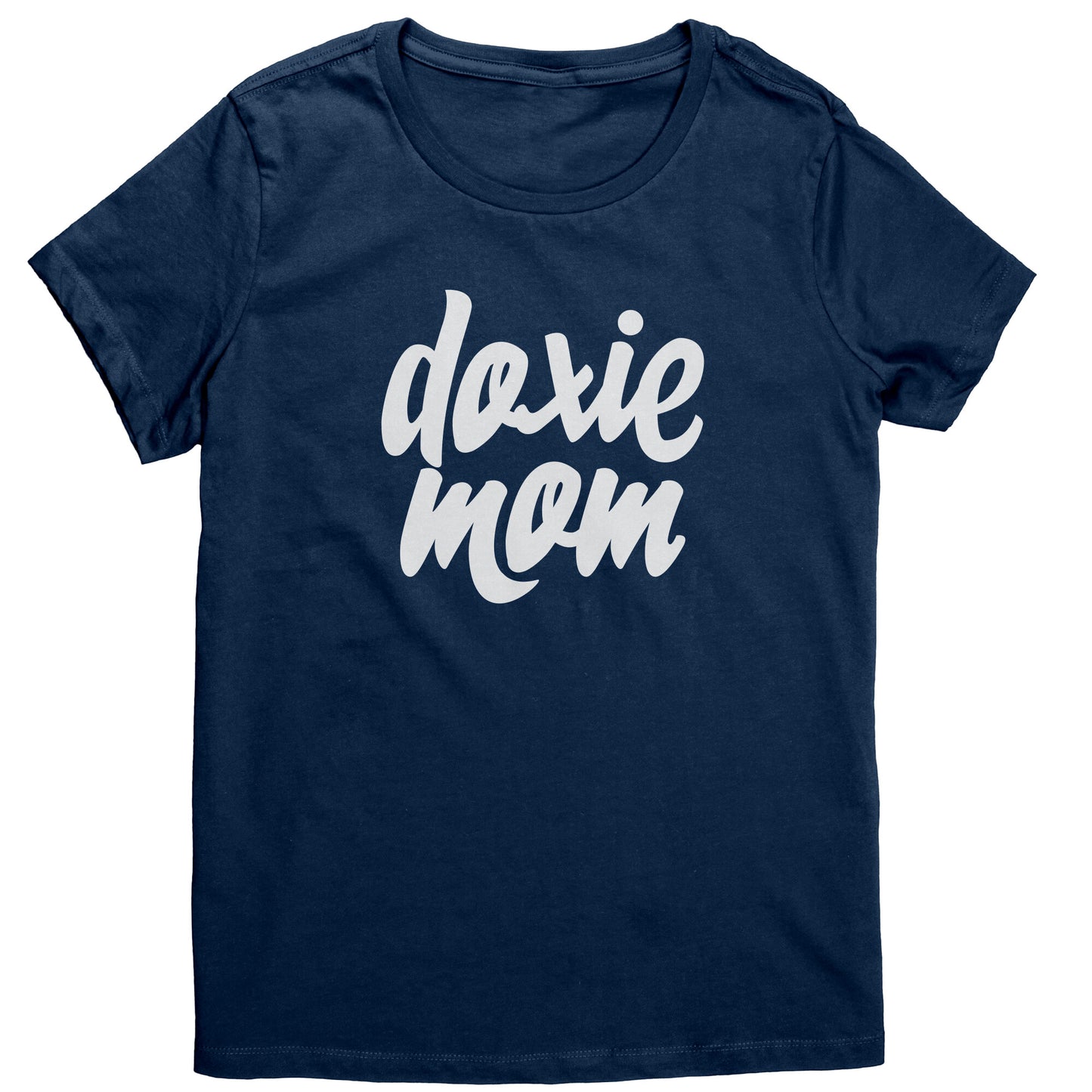 Doxie Mom Cotton T-Shirt for Dachshund Lovers - Happy Tails