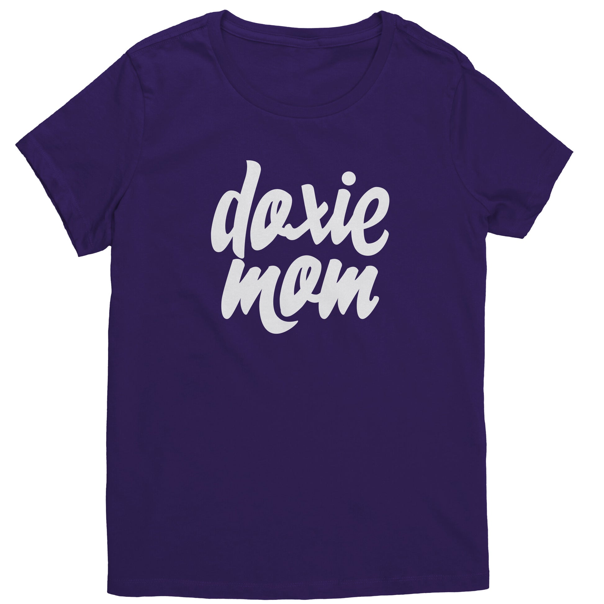 Doxie Mom Cotton T-Shirt for Dachshund Lovers - Happy Tails