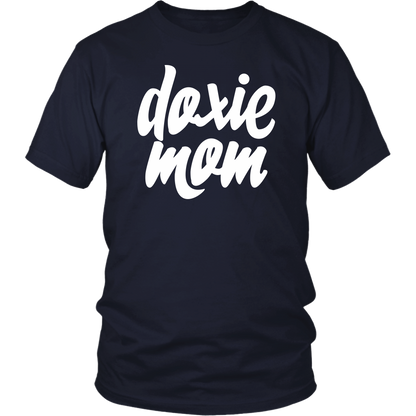 Doxie Mom Cotton T-Shirt for Dachshund Lovers - Happy Tails