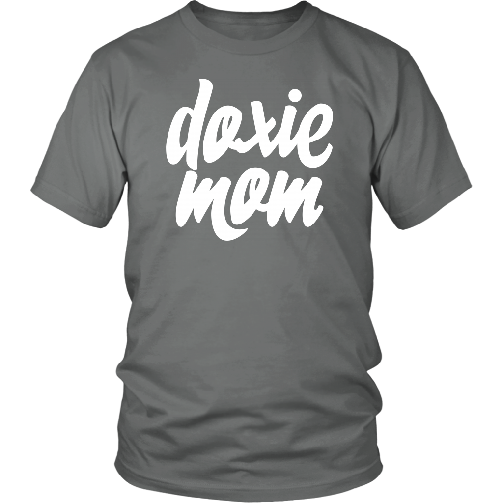 Doxie Mom Cotton T-Shirt for Dachshund Lovers - Happy Tails