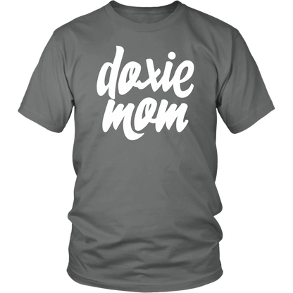Doxie Mom Cotton T-Shirt for Dachshund Lovers - Happy Tails