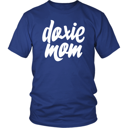 Doxie Mom Cotton T-Shirt for Dachshund Lovers - Happy Tails