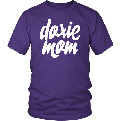 Doxie Mom Cotton T-Shirt for Dachshund Lovers - Happy Tails